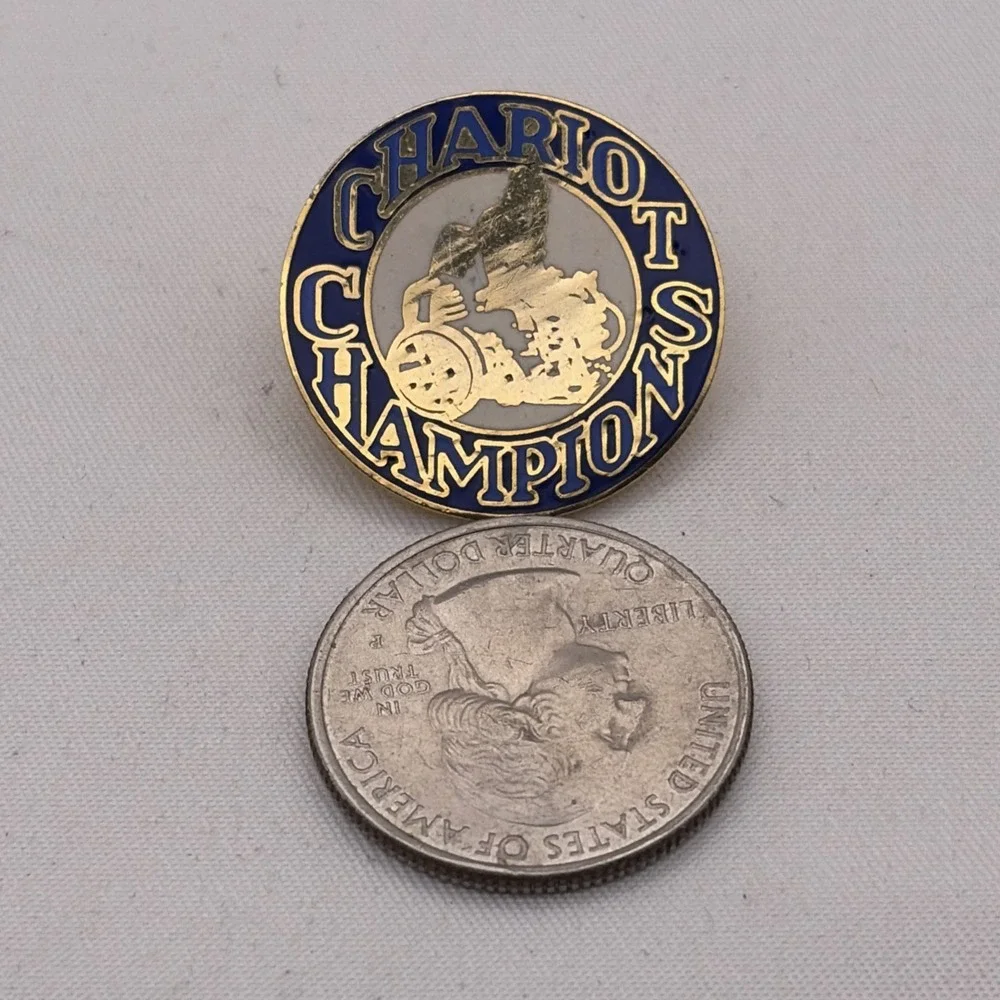 Chariot Champions Wheelchairs Lapel Hat Pin